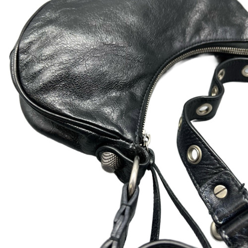 Balenciaga Le Cagole Xs Arena Lambskin Black