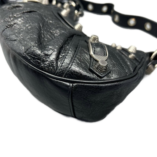 Balenciaga Le Cagole Xs Arena Lambskin Black