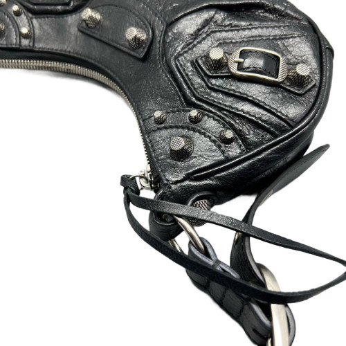 Balenciaga Le Cagole Xs Arena Lambskin Black