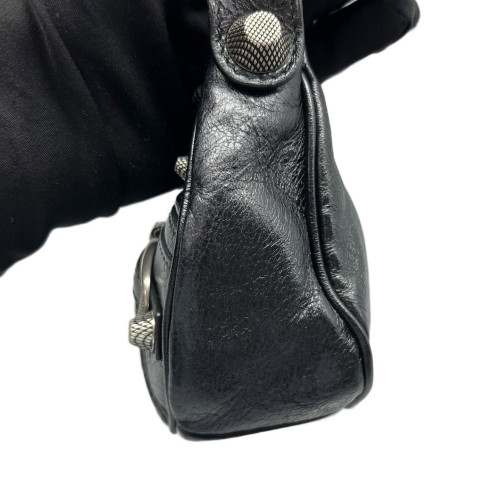 Balenciaga Le Cagole Xs Arena Lambskin Black