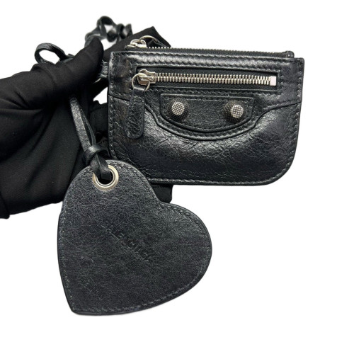 Balenciaga Le Cagole Xs Arena Lambskin Black