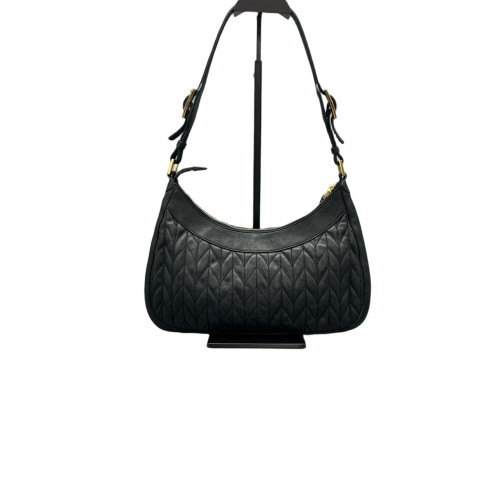 Gucci Matelasse Shoulder Bag Calfskin Black