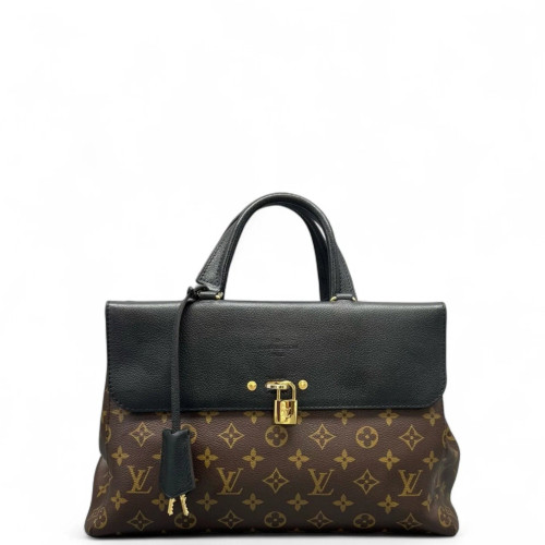 Louis Vuitton Venus Handbag Monogram Brown Black