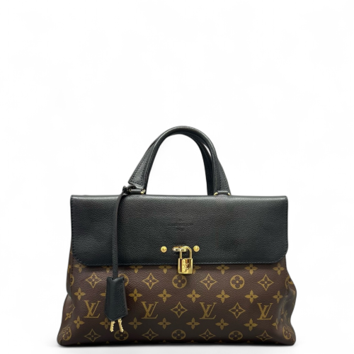 Louis Vuitton Venus Handbag Monogram Brown Black