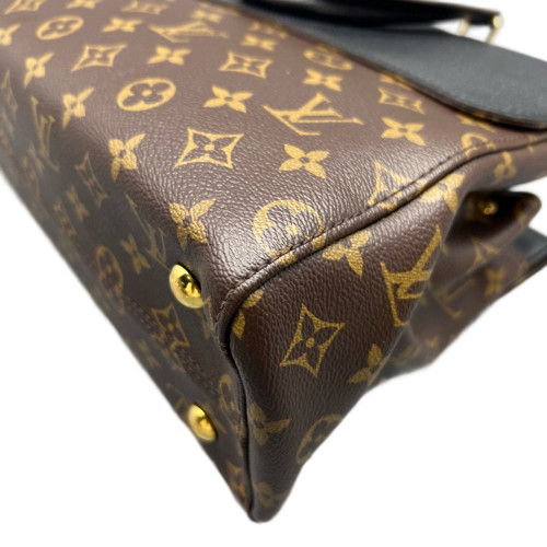 Louis Vuitton Venus Handbag Monogram Brown Black