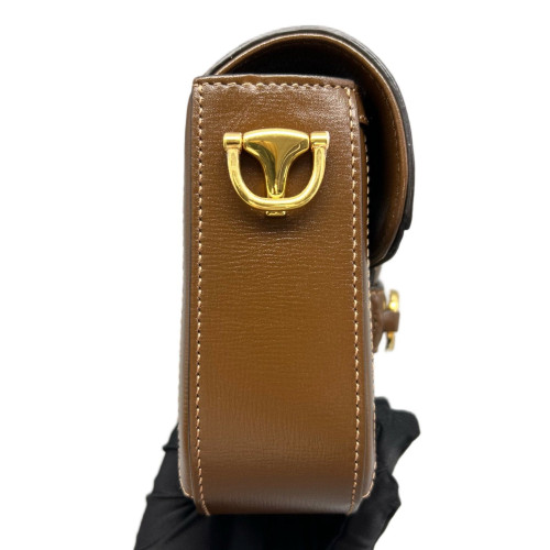 Gucci Mini Horsebit 1955 GG Supreme Monogram Tan