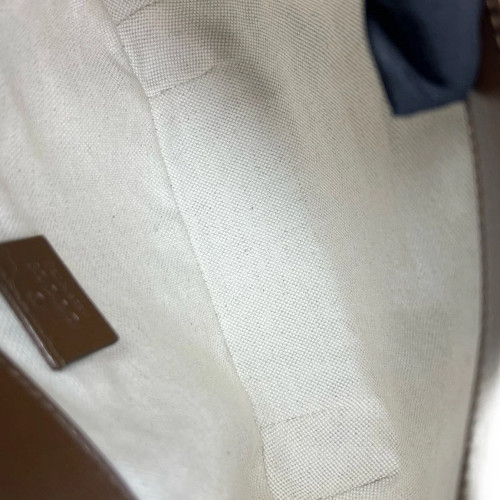 Gucci Mini Horsebit 1955 GG Supreme Monogram Tan