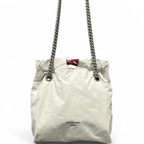 Balenciaga Shopping Tote Lambskin White