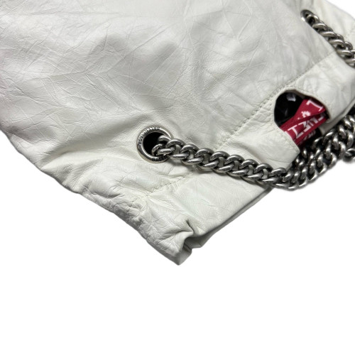 Balenciaga Shopping Tote Lambskin White