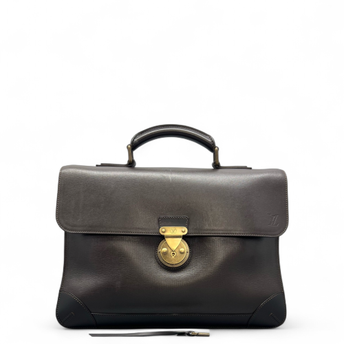 Louis Vuitton Briefcase Calfskin Brown