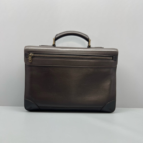 Louis Vuitton Briefcase Calfskin Brown