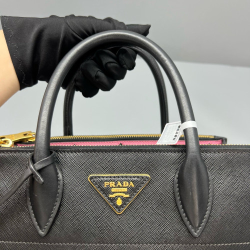 Prada Medium Esplanade Saffiano Calfskin Black