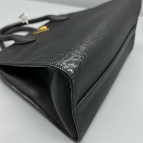 Prada Medium Esplanade Saffiano Calfskin Black