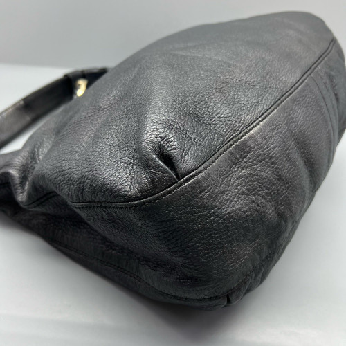 Gucci Hobo Grained Calfskin Black