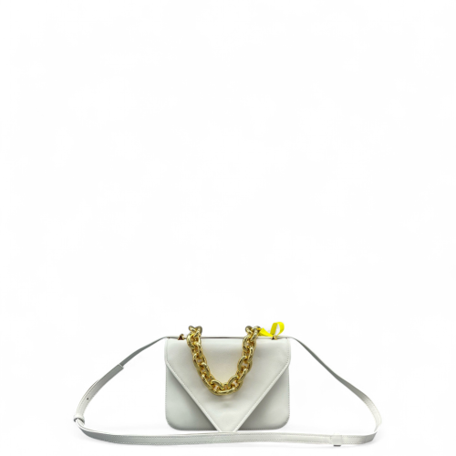 Bottega Veneta Two-Way Bag Calfskin White
