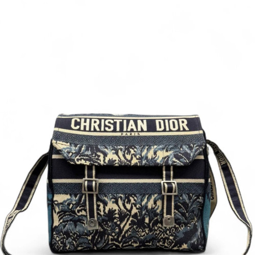 Dior Medium Diorcamp Messenger Canvas Blue Navy Beige Dior Medium Diorcamp Messenger Canvas Blue Navy Beige