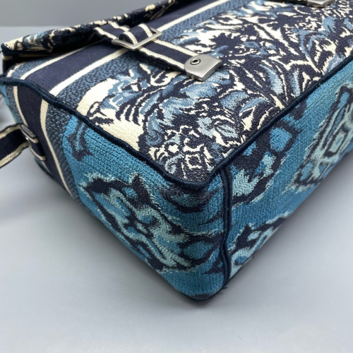 Dior Medium Diorcamp Messenger Canvas Blue Navy Beige Dior Medium Diorcamp Messenger Canvas Blue Navy Beige