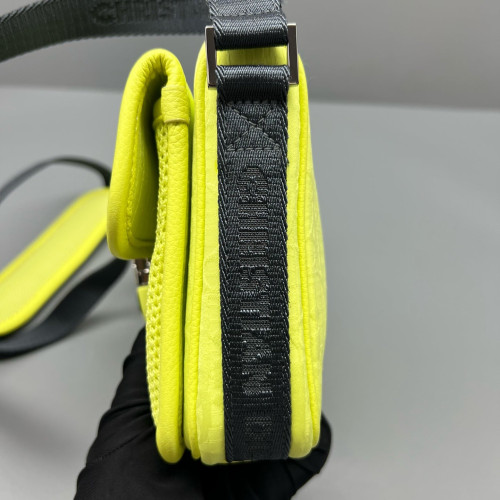 Dior Messenger Canvas Calfskin Light Green