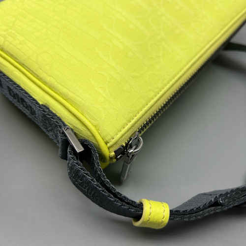 Dior Messenger Canvas Calfskin Light Green