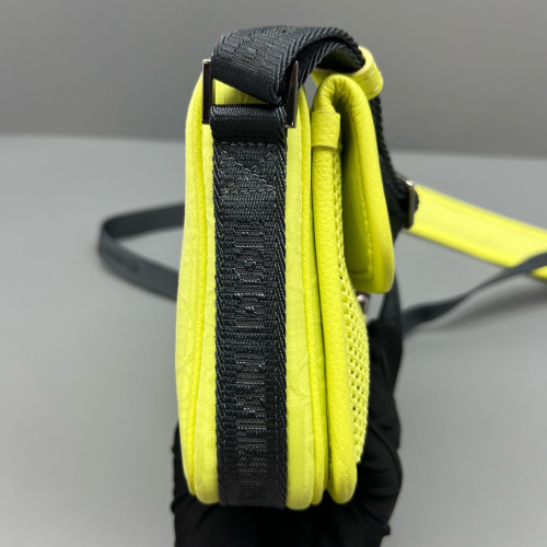 Dior Messenger Canvas Calfskin Light Green
