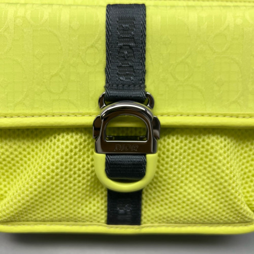 Dior Messenger Canvas Calfskin Light Green
