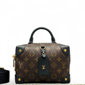 Louis Vuitton Petite Malle Souple Monogram Brown Black