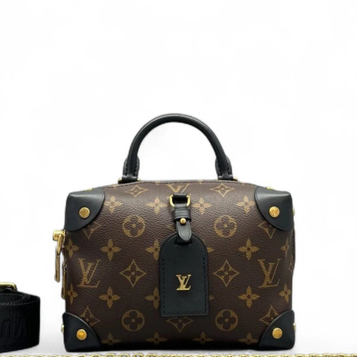 Louis Vuitton Petite Malle Souple Monogram Brown Black