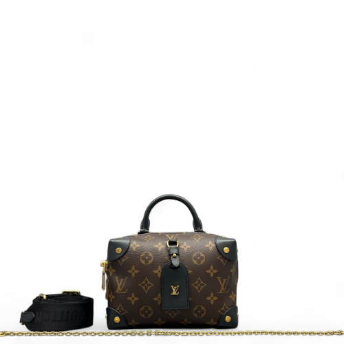 Louis Vuitton Petite Malle Souple Monogram Brown Black