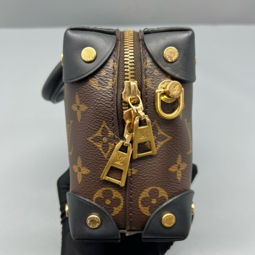 Louis Vuitton Petite Malle Souple Monogram Brown Black