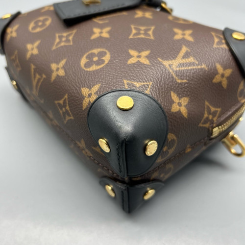 Louis Vuitton Petite Malle Souple Monogram Brown Black