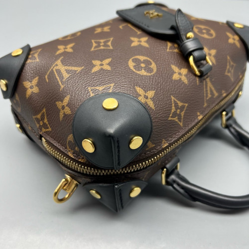 Louis Vuitton Petite Malle Souple Monogram Brown Black