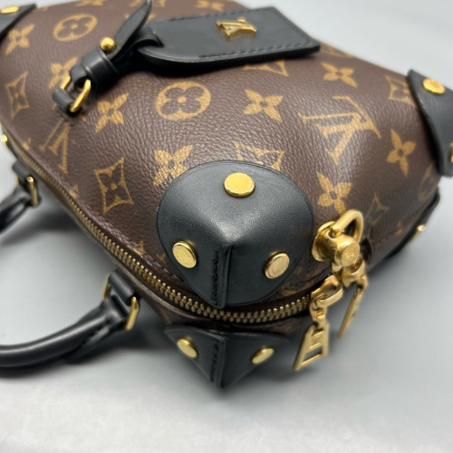Louis Vuitton Petite Malle Souple Monogram Brown Black