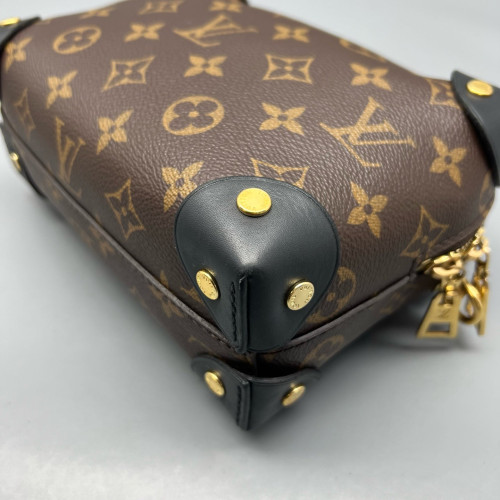 Louis Vuitton Petite Malle Souple Monogram Brown Black