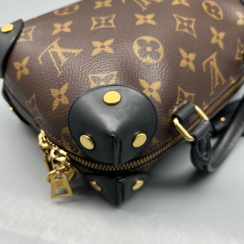Louis Vuitton Petite Malle Souple Monogram Brown Black