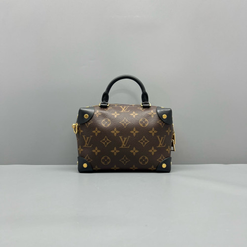 Louis Vuitton Petite Malle Souple Monogram Brown Black