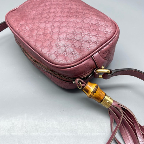 Gucci Camera Case GG Supreme Monogram Pink