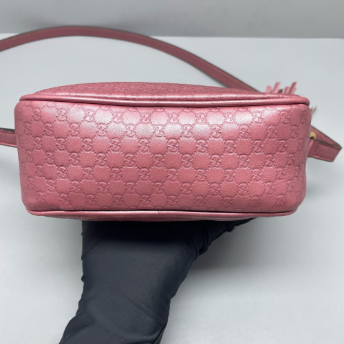 Gucci Camera Case GG Supreme Monogram Pink