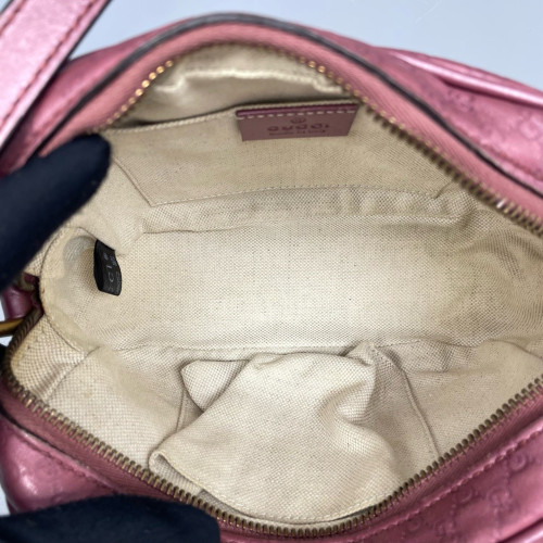 Gucci Camera Case GG Supreme Monogram Pink