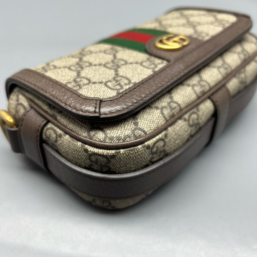 Gucci 1955 Messenger GG Supreme Monogram Beige Ebony Beige Brown
