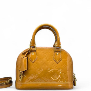 Louis Vuitton Alma BB Vernis Brown