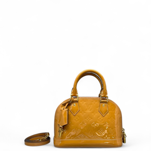 Louis Vuitton Alma BB Vernis Brown
