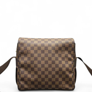 Louis Vuitton Naviglio Shoulder Bag Damier Ebene Brown