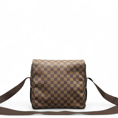 Louis Vuitton Naviglio Shoulder Bag Damier Ebene Brown