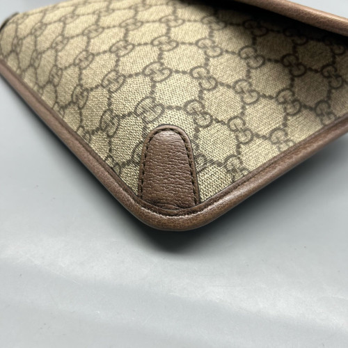 Gucci Neo Vintage Belt Bag GG Supreme Monogram Beige Brown