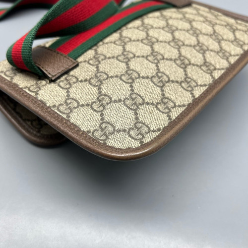 Gucci Neo Vintage Belt Bag GG Supreme Monogram Beige Brown