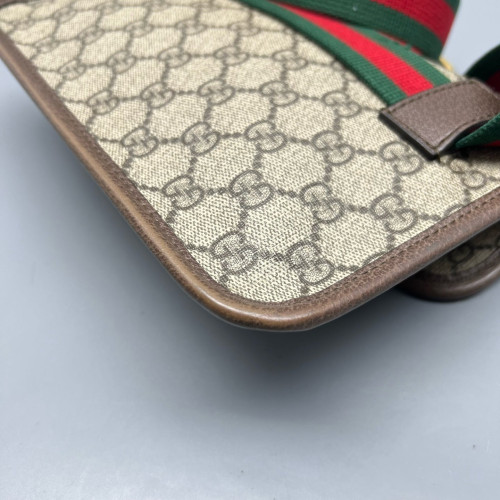 Gucci Neo Vintage Belt Bag GG Supreme Monogram Beige Brown