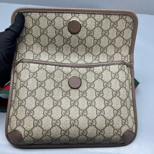 Gucci Neo Vintage Belt Bag GG Supreme Monogram Beige Brown