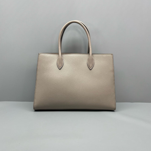 Prada Galleria Tote Calfskin Grey