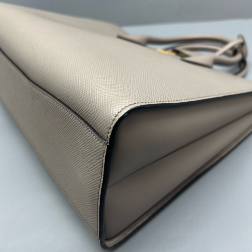 Prada Galleria Tote Calfskin Grey