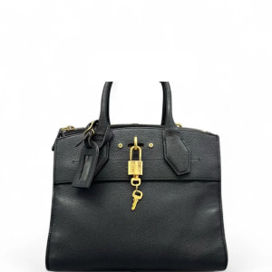 Louis Vuitton City Steamer PM Calfskin Black